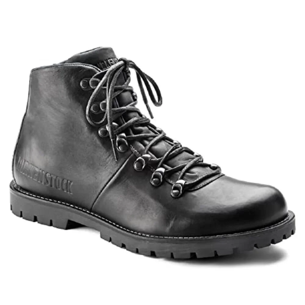 Birkenstock Men's Hancock NL, Black Sheepskin, 9-9.5 M US